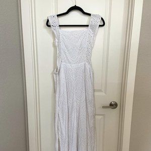 White Lace Top Shop Jumper - Casual